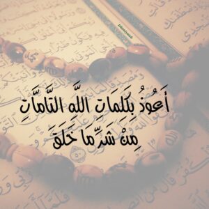 «أعوذ بكلمات الله التامات من شر ما خلق»