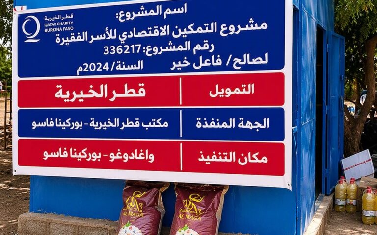 28 مشروعا تعزز التنمية المستدامة في بوركينا فاسو بتمويل قطري
